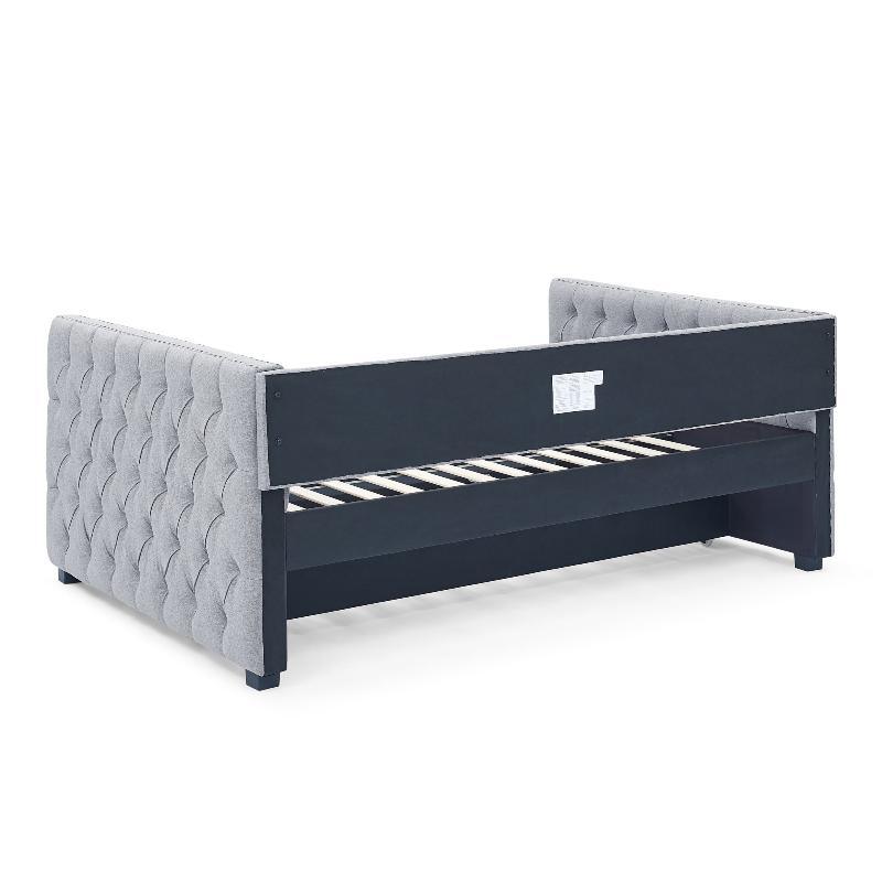 Daybed with Trundle Upholstered Tufted - LuxNovaHub 