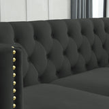 Velvet Sofa for Living Room - LuxNovaHub 