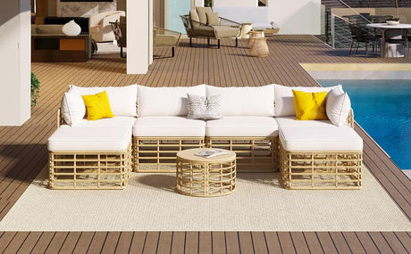 7 Pieces Outdoor Patio Furniture - LuxNovaHub 