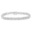 Diamond Miracle-Set Nested Chevron Link - LuxNovaHub 