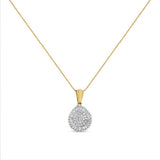 Gold 1/2 Cttw Round and Bagutte-Cut Diamond - LuxNovaHub 