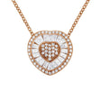 Diamond Heart Pendant Necklace - LuxNovaHub 