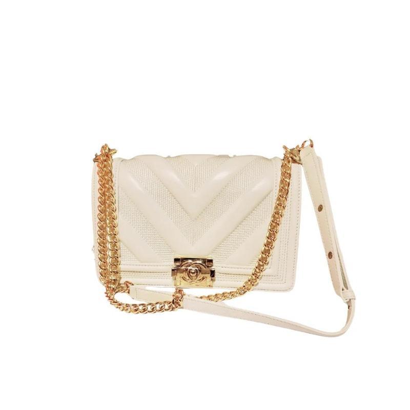 Luxury Chevron Quilted Flap Bag - LuxNovaHub 