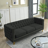 Velvet Sofa for Living Room - LuxNovaHub 