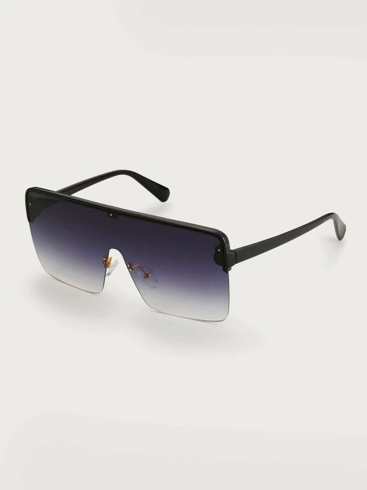 Lux Flat Top Shield Sunglasses - LuxNovaHub 