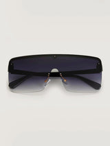 Lux Flat Top Shield Sunglasses - LuxNovaHub 