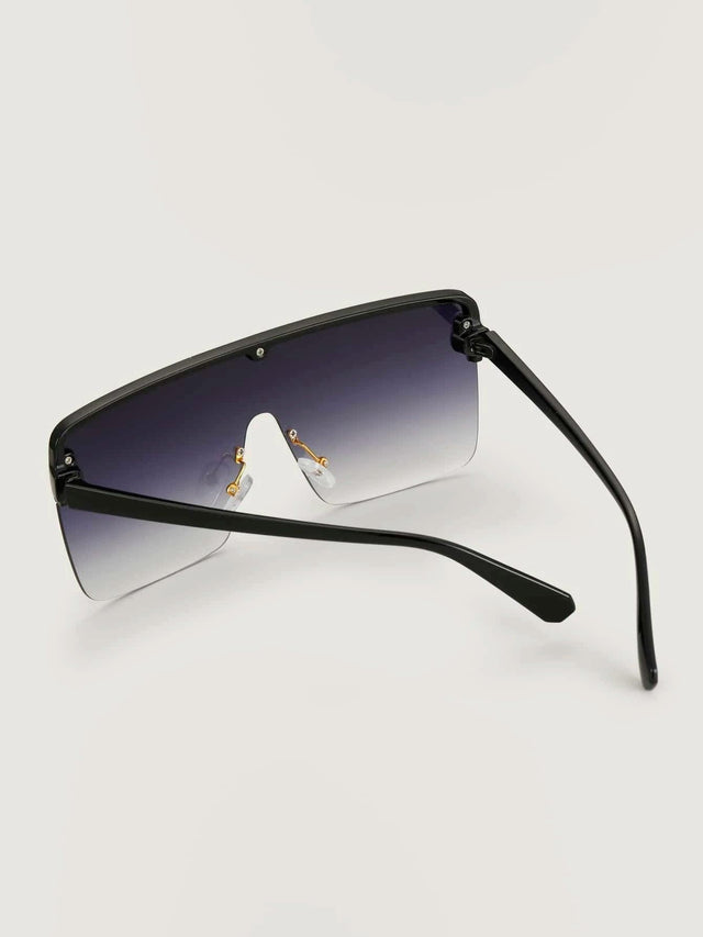 Lux Flat Top Shield Sunglasses - LuxNovaHub 