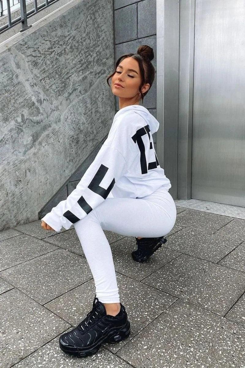 Vetements Hoodie and Legging Lounge Set - LuxNovaHub 