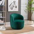 Velvet Fabric Swivel Accent - LuxNovaHub 