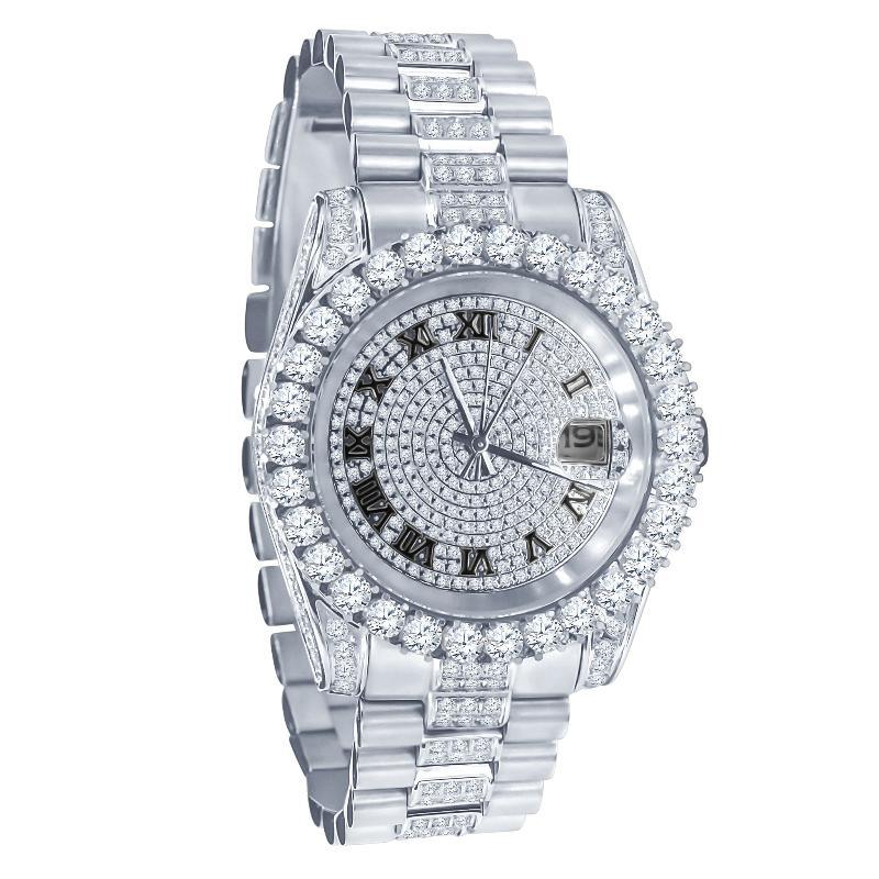 Forte Steel CZ Watch - LuxNovaHub 