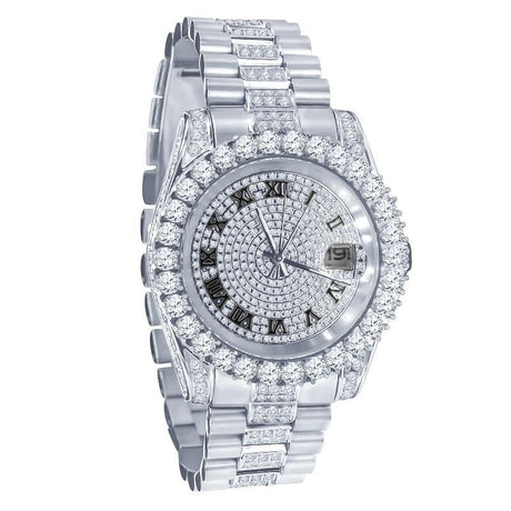 Forte Steel CZ Watch - LuxNovaHub 