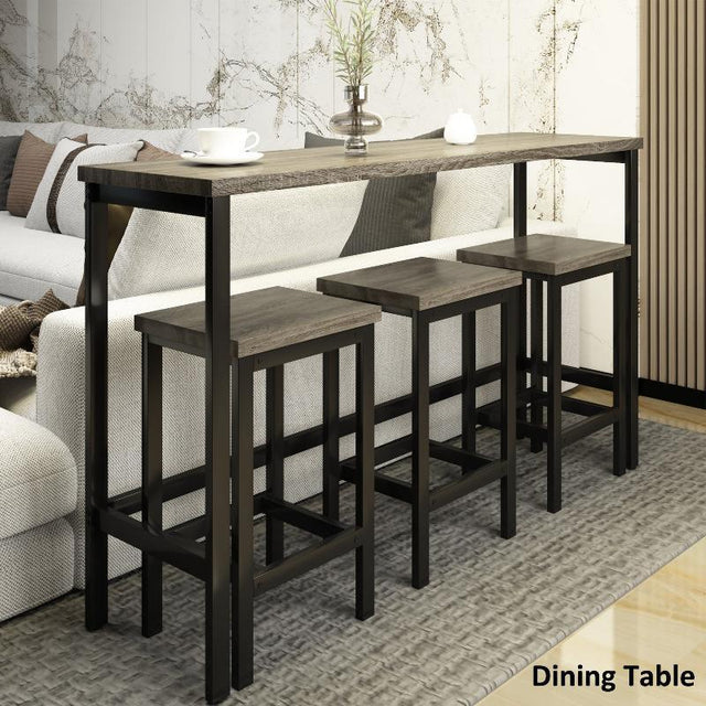 Counter Height Extra Long Dining Table - LuxNovaHub 