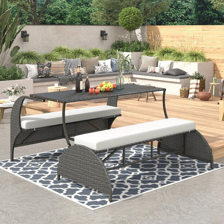 Outdoor Loveseat and Convertible - LuxNovaHub 