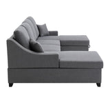 Upholstery Sleeper Sectional Sofa - LuxNovaHub 