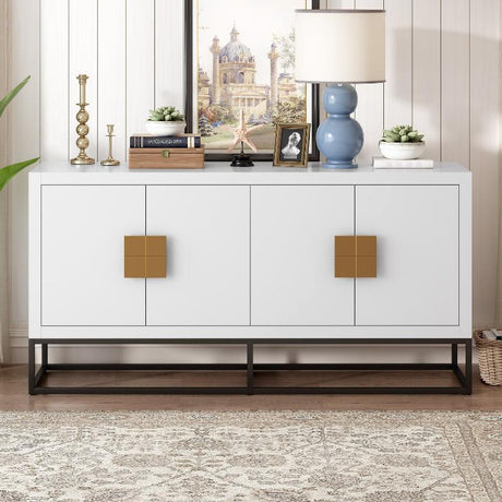 Cabinet with Unique Support Legs and Adjustable - LuxNovaHub 