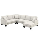 108*85.5" Modern U Shape Sectional Sofa