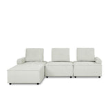 L-Shape Modular Sectional Sofa - LuxNovaHub 