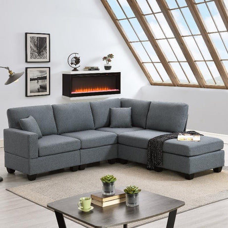 Modular Modern Sectional Sofa - LuxNovaHub 