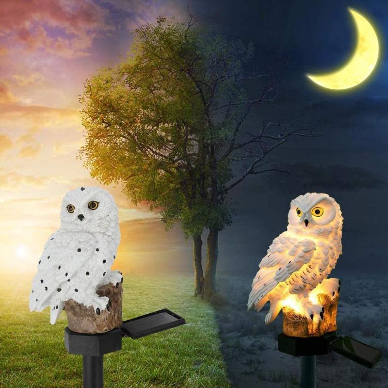 LED Garden Owl Solar Lights - LuxNovaHub 