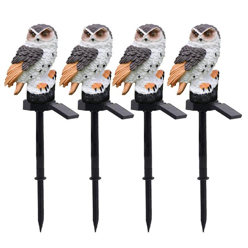 LED Garden Owl Solar Lights - LuxNovaHub 