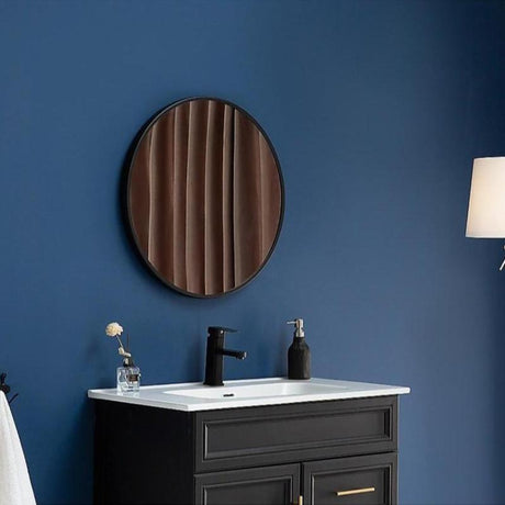 Della Francesca 80cm Round Wall Mirror - LuxNovaHub 