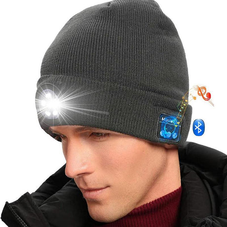 Wireless Bluetooth LED Hat - LuxNovaHub 