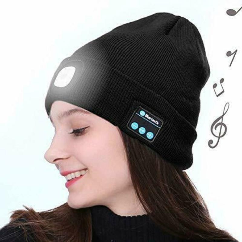 Wireless Bluetooth LED Hat - LuxNovaHub 