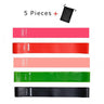 5pcs/set Yoga Resistance Rubber Bands Expander Belt Fitness