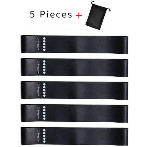 5pcs/set Yoga Resistance Rubber Bands Expander Belt Fitness