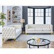 Velvet Sofa for Living Room,Buttons - LuxNovaHub 