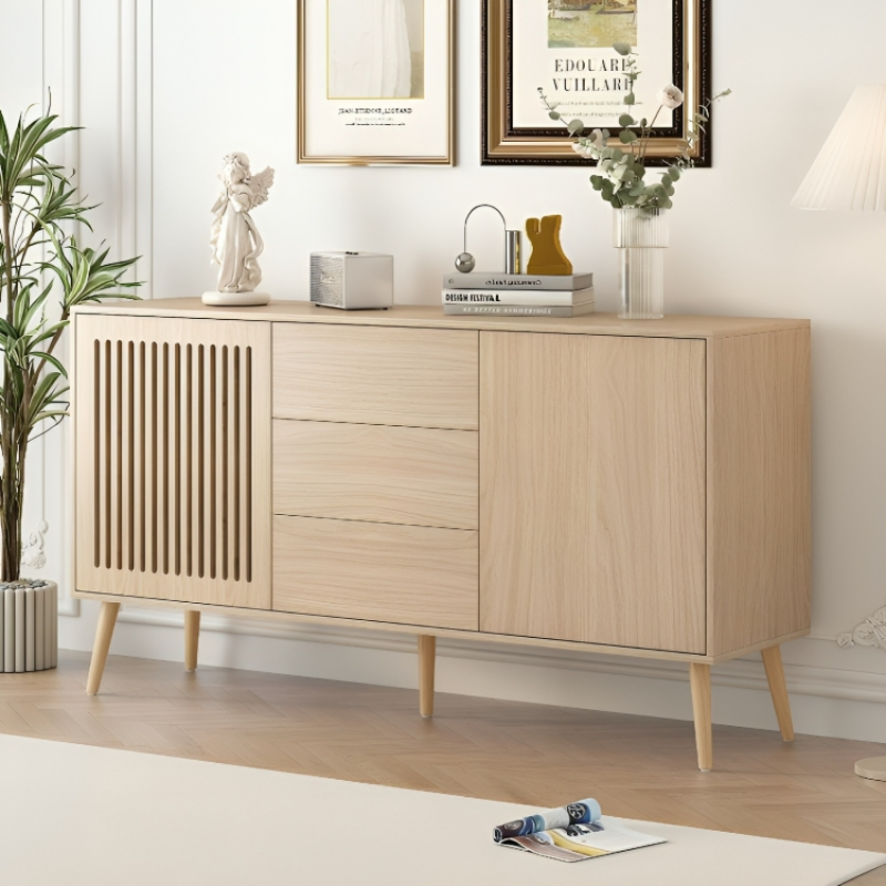 Modern Cabinet with 2 Doors and 3 Drawers - LuxNovaHub 