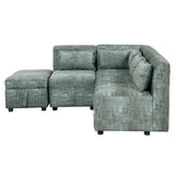 Free-Combined Sectional Sofa 5-seater - LuxNovaHub 