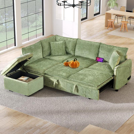 Convertible Sofa Bed Sectional Sofa Sleeper - LuxNovaHub 