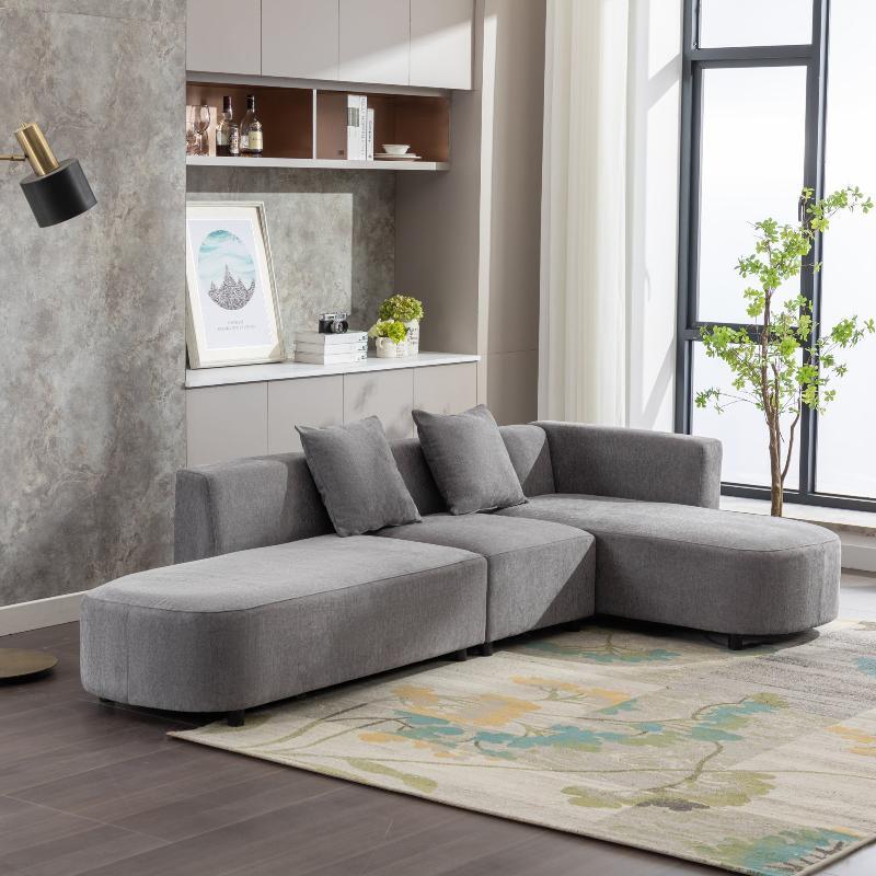 Luxury Modern Style Living Room Upholstery Sofa - LuxNovaHub 