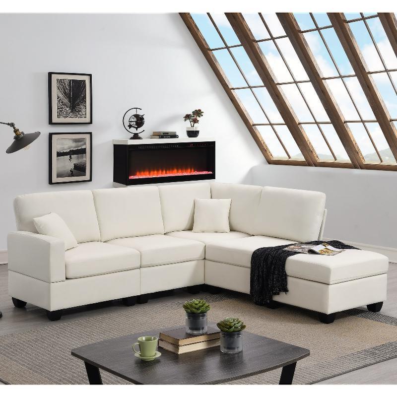 Modern Sectional Sofa Modular Couch Set - LuxNovaHub 