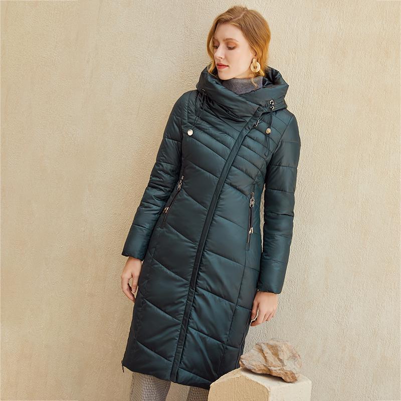 Warm Women Jackets With Elegant Parkas Jacket - LuxNovaHub 