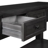 55'' Modern Console Table Sofa Table - LuxNovaHub 