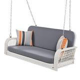 2-Seater Hanging Bench With Chains - LuxNovaHub 