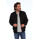 Austin Suede Cargo Bomber Jacket - LuxNovaHub 