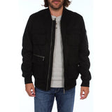 Austin Suede Cargo Bomber Jacket - LuxNovaHub 