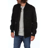 Austin Suede Cargo Bomber Jacket - LuxNovaHub 