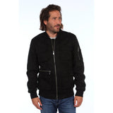 Austin Suede Cargo Bomber Jacket - LuxNovaHub 