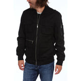 Austin Suede Cargo Bomber Jacket - LuxNovaHub 