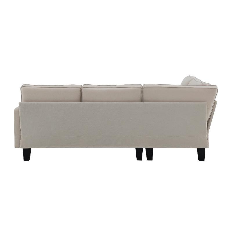 90*88" Terrycloth Modern Sectional