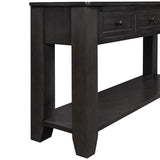 55'' Modern Console Table Sofa Table - LuxNovaHub 