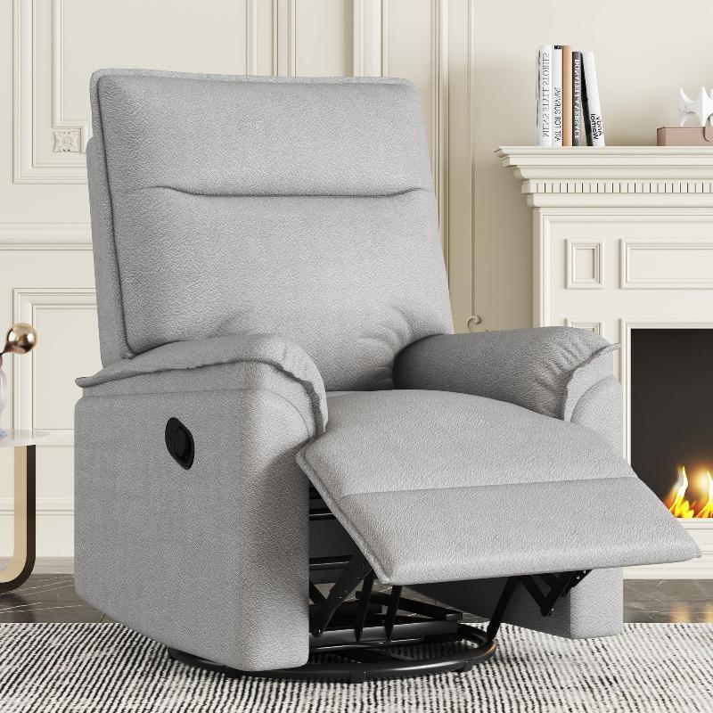 360 Degree Swivel Recliner Manual Recliner Chair - LuxNovaHub 