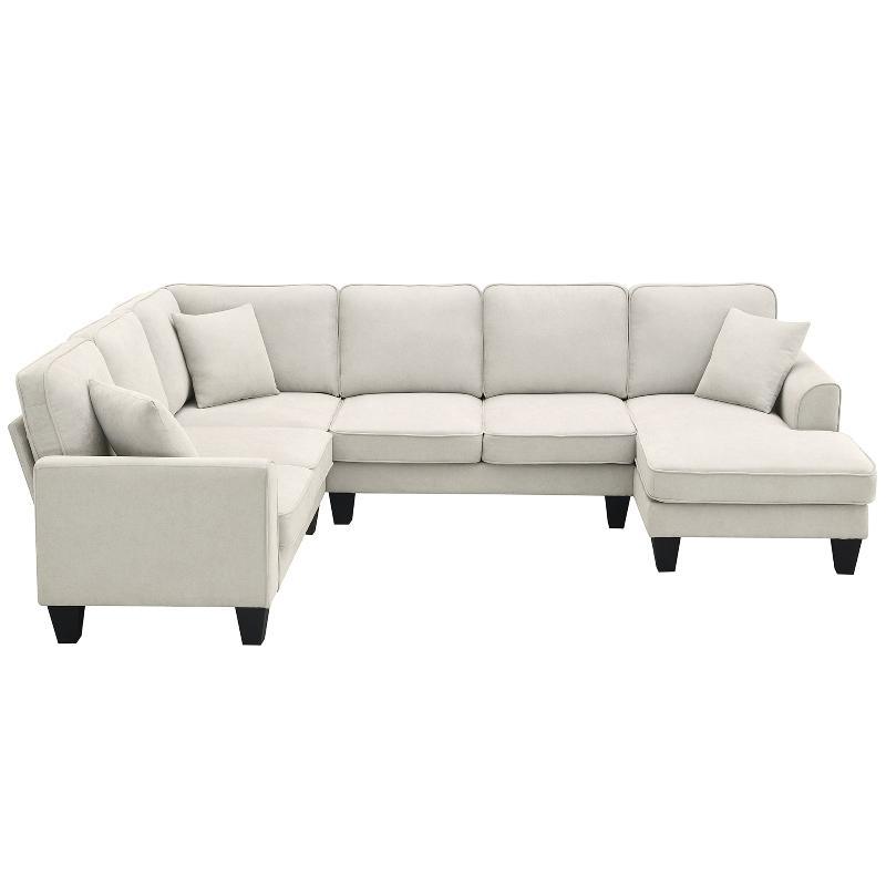 108*85.5" Modern U Shape Sectional Sofa