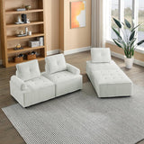 L-Shape Modular Sectional Sofa - LuxNovaHub 