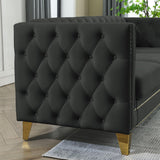 Velvet Sofa for Living Room - LuxNovaHub 