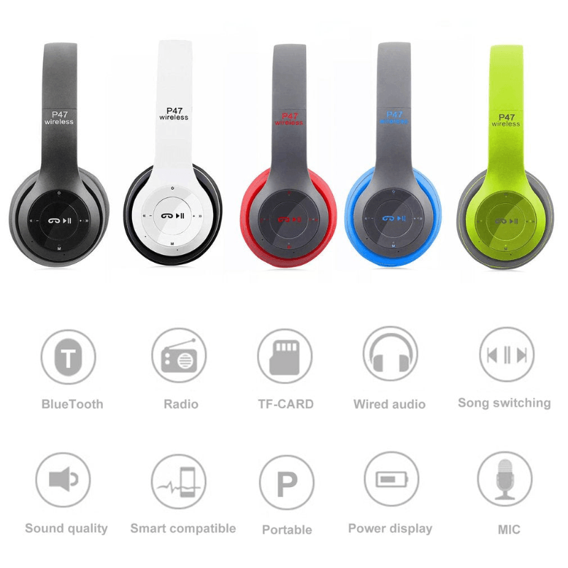 Wireless Gaming Headphone Bluetooth Sport Headset - LuxNovaHub 